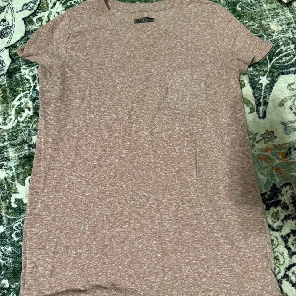 Casual Heathered Pink Women's Top